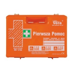 Przemysłowa apteczka pierwszej pomocy "TOP 15" 13164 w walizce z tworzywa ABS Vera