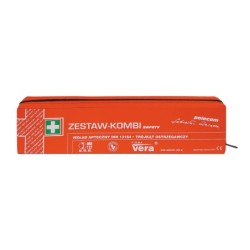 Samochodowy zestaw pierwszej pomocy "SAFETY" w opakowaniu z tkaniny wodoodpornej Vera