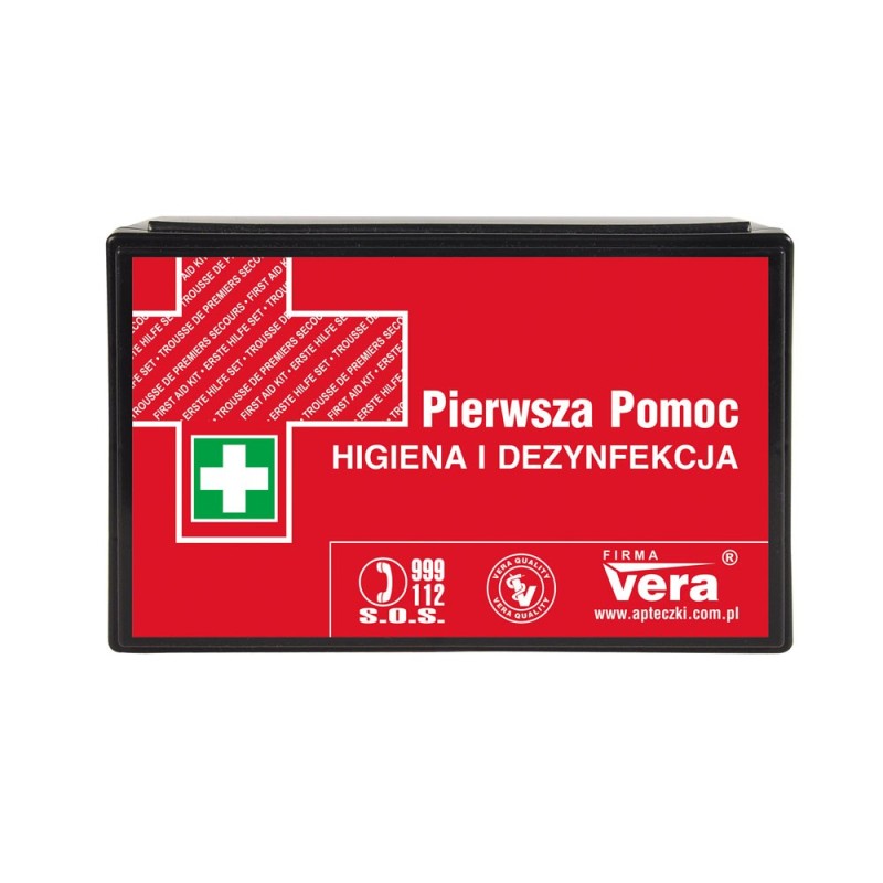 Apteczka pierwszej pomocy. Higiena i dezynfekcja Vera